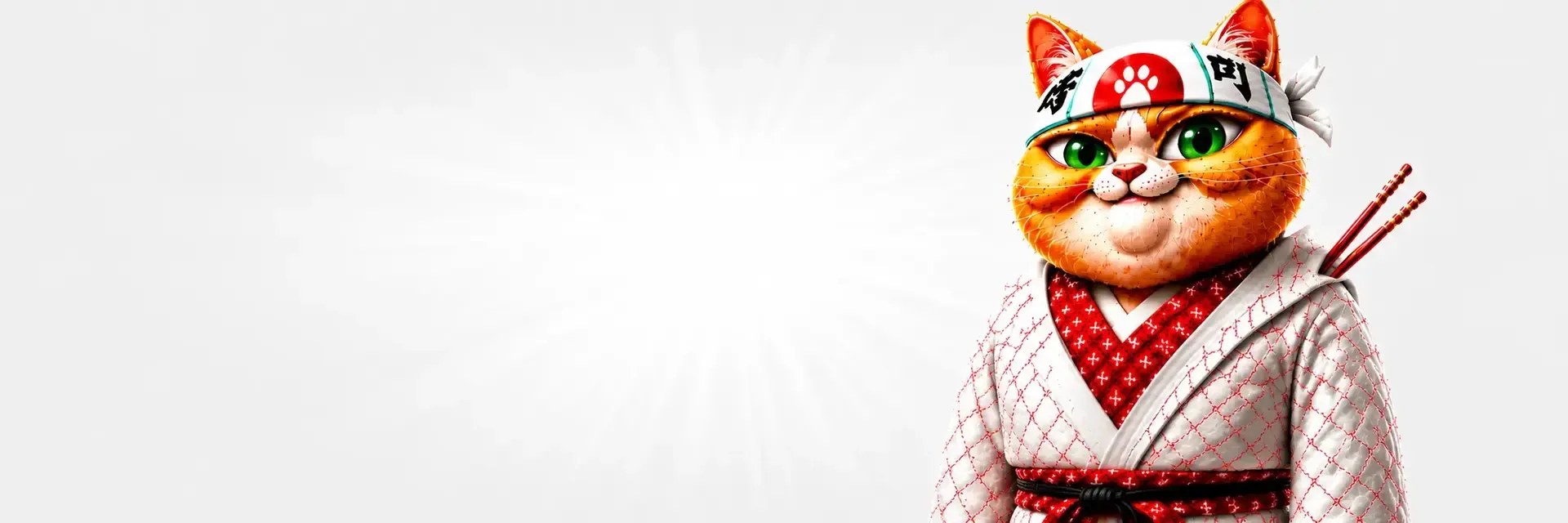 Sushicasino Japanese-style mascot illustration for casino games and betting